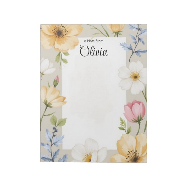 Personalized Notepad (Rotated)