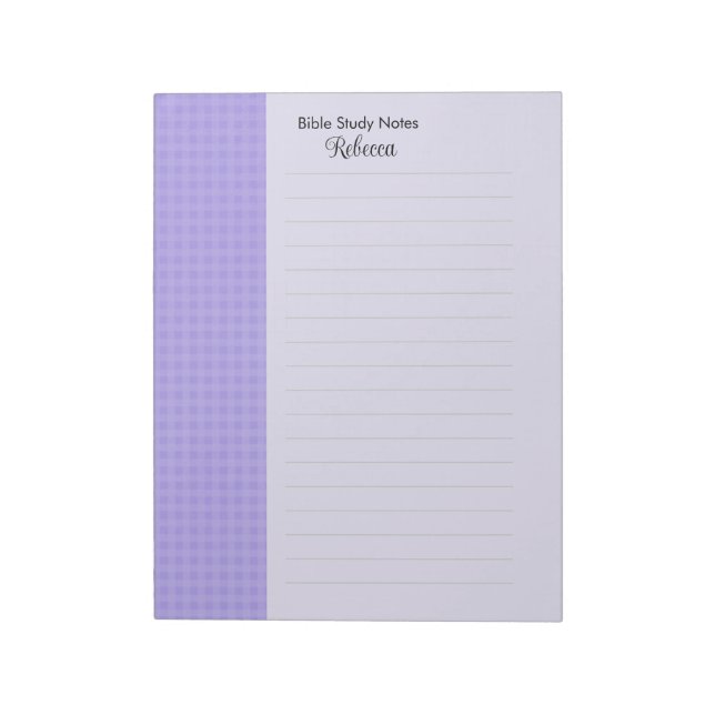 Personalized Notepad (Rotated)