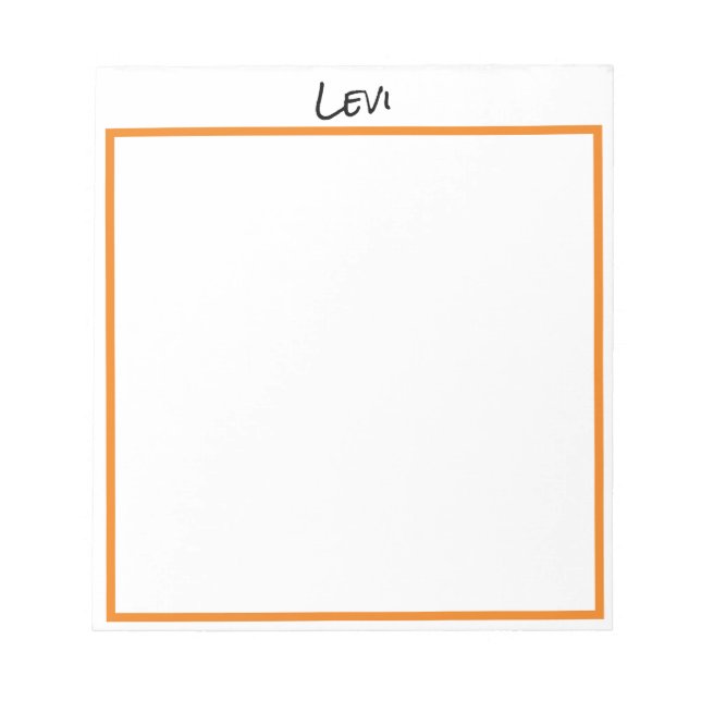 Personalized Notepad (Front)