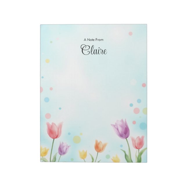 Personalized Notepad (Rotated)