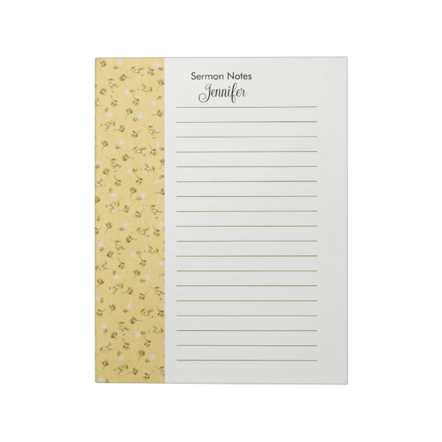 Personalized Notepad (Rotated)