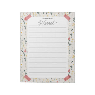 Personalized Notepad 