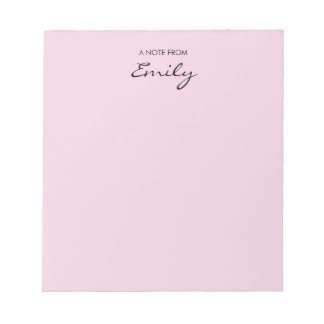 Personalized notepad