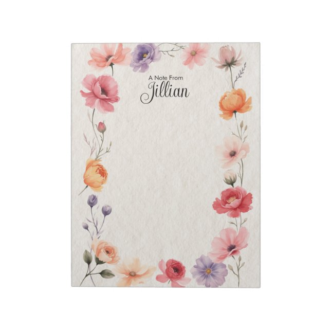 Personalized Notepad (Rotated)