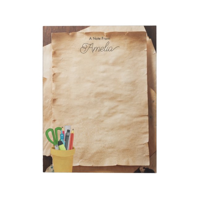 Personalized Notepad (Rotated)
