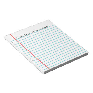 Personalized notepad