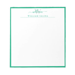 Personalized Notepad with Custom Name and Monogram