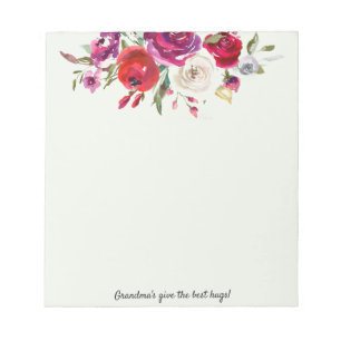Personalized Notepad YOUR TEXT Gift For Grandma