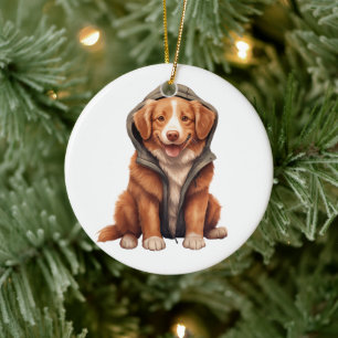 Personalized Novia Scotia Duck Tolling Retriever  Ceramic Ornament