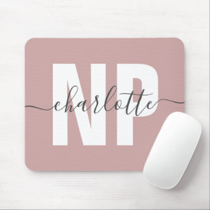 Personalized NP Nurse Practitioner Graduation Chic Mouse Pad