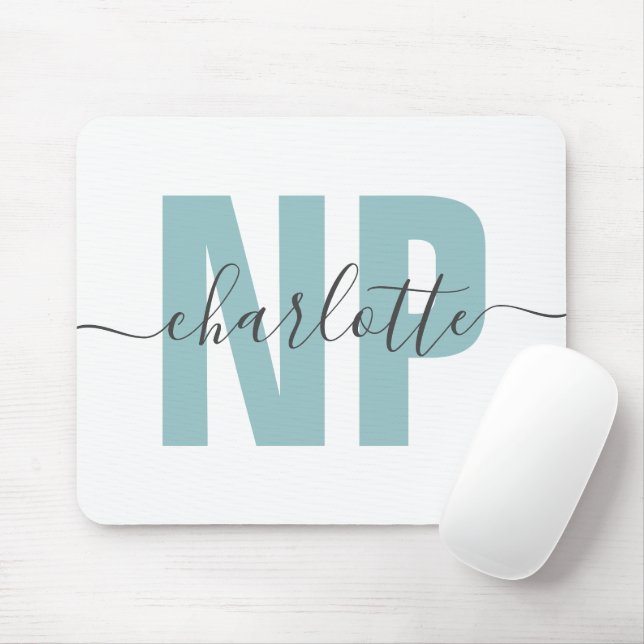 Personalized NP Nurse Practitioner Graduation Chic Mouse Pad (With Mouse)