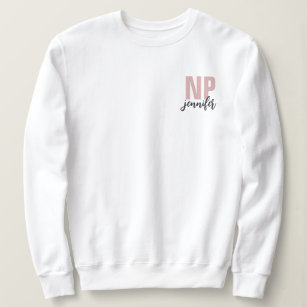 Personalized NP Nurse Practitioner graduation Sweatshirt