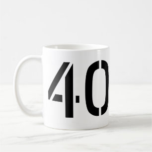 Personalized Number Gifts   Customizable Number Coffee Mug