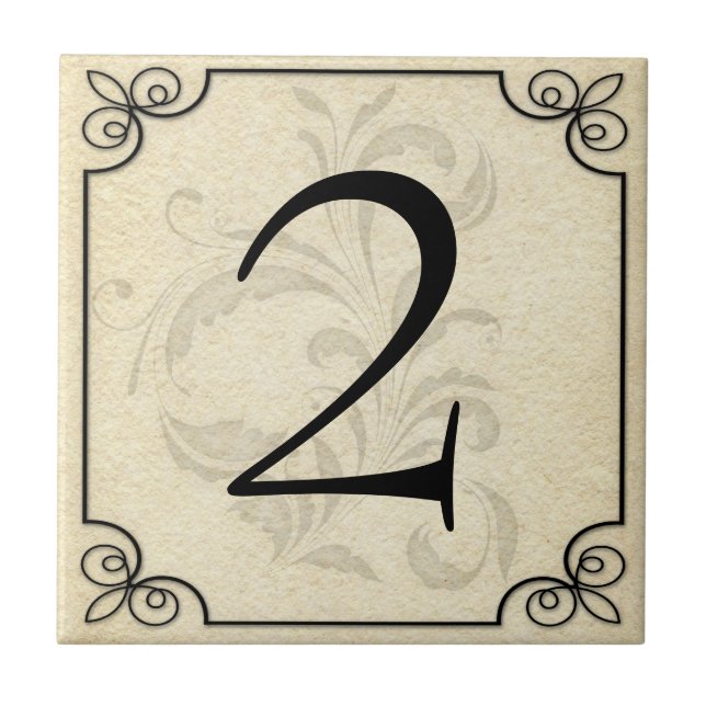 Personalized Number Tiles (Front)