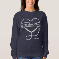 Personalized Nurse Anesthetist Heart Stethoscope