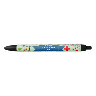 Personalized Nurse Black Ink Pen