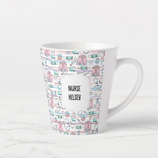 Personalized Nurse (Blonde Hair) Mug 