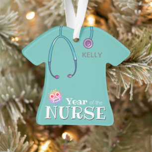 Personalized Nurse Christmas Ornaments