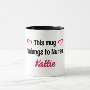 Personalized Nurse Coffee Mug Gift