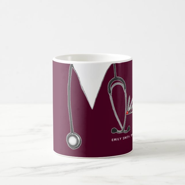 Personalized Nurse Collectable Coffee Mug (Center)
