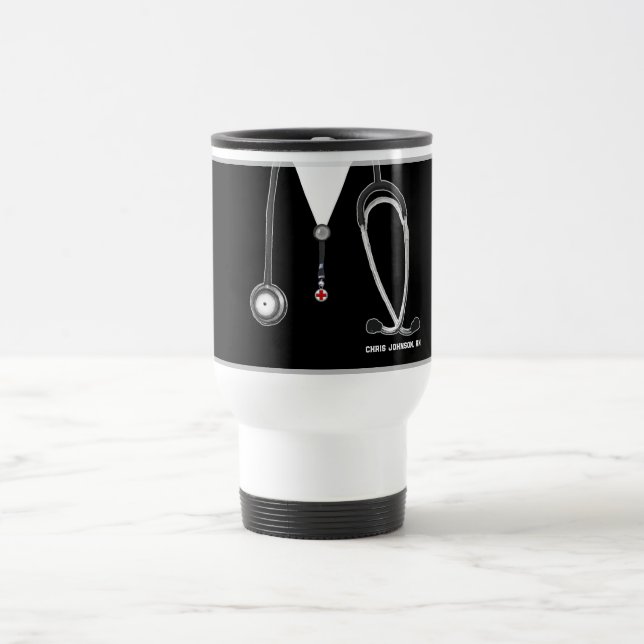 Personalized Nurse Collectable Travel Mug (Center)
