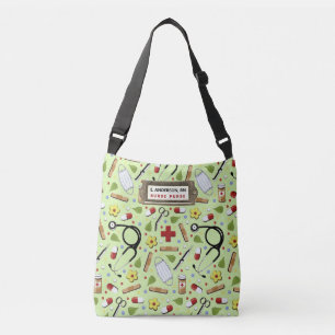 personalized nurse crossbody bag