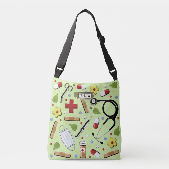 Personalized Nurse Crossbody Bag (Front)