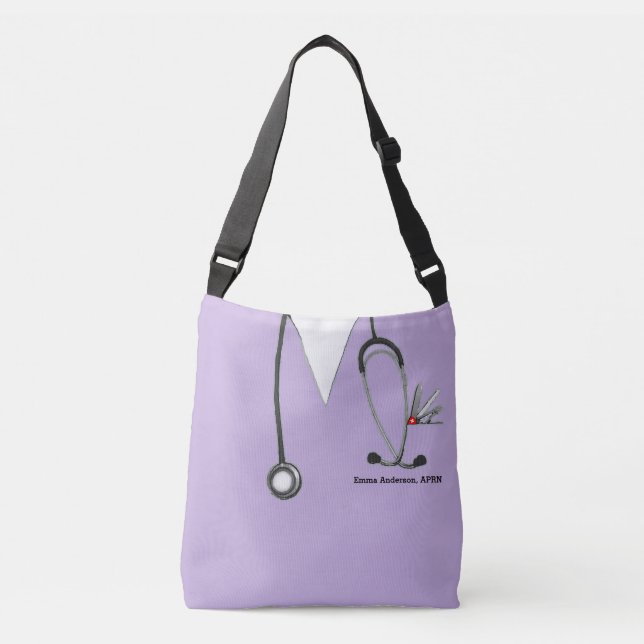 Personalized Nurse Crossbody Bag (Front)