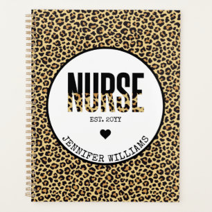 Personalized Nurse Est Cheetah RN Graduation Planner