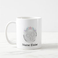Personalized Nurse Gift Emblem Mug