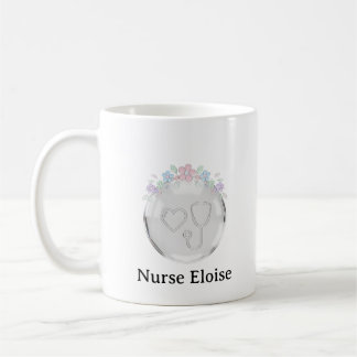 Personalized Nurse Gift Emblem Mug