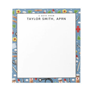 Personalized Nurse Gift Idea Notepad