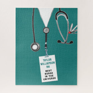 Personalized Nurse Gift Jigsaw Puzzle