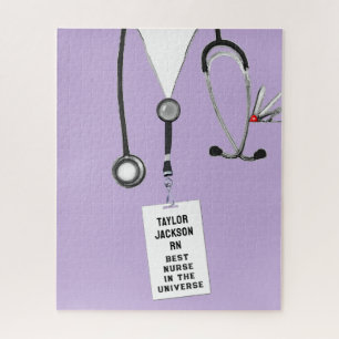 Personalized Nurse Gift Jigsaw Puzzle