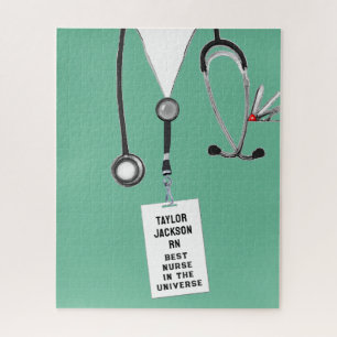 Personalized Nurse Gift Jigsaw Puzzle