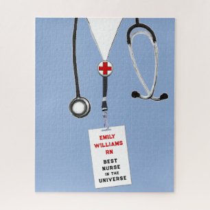 Personalized Nurse Gift Jigsaw Puzzle