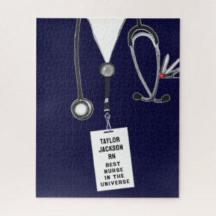 Personalized Nurse Gift Jigsaw Puzzle