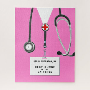 Personalized Nurse Gift Jigsaw Puzzle