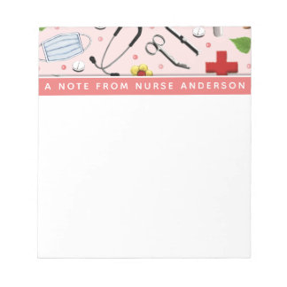 personalized nurse gift notepad
