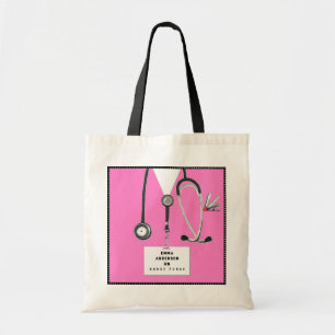 personalized nurse gift tote bag
