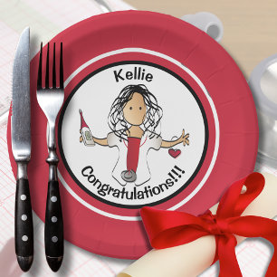 Personalized Nurse Graduation - Funny Paper Plate