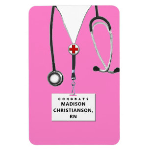 Personalized Nurse Graduation Gift Magnet