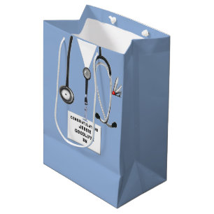 Personalized Nurse Graduation Medium Gift Bag