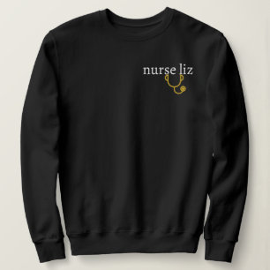Personalized Nurse Name and Credential Sweatshirt