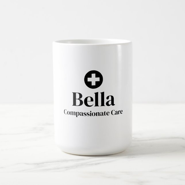 Personalized Nurse Name Coffee Mug (Center)