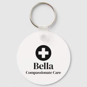 Personalized Nurse Name Keychain