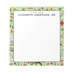personalized nurse notepad