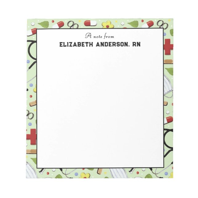 Personalized Nurse Notepad (Front)
