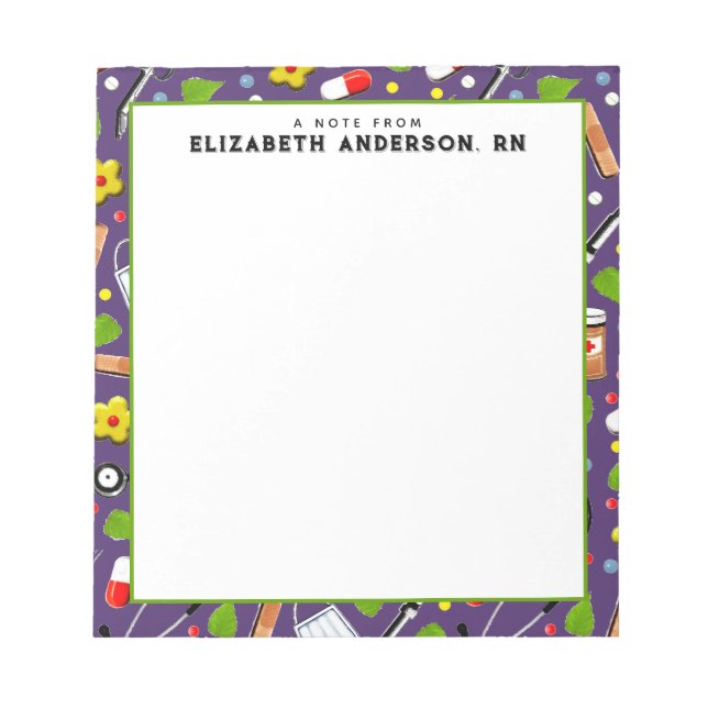 Personalized Nurse Notepad (Front)