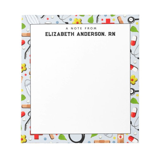 Personalized Nurse Notepad (Front)